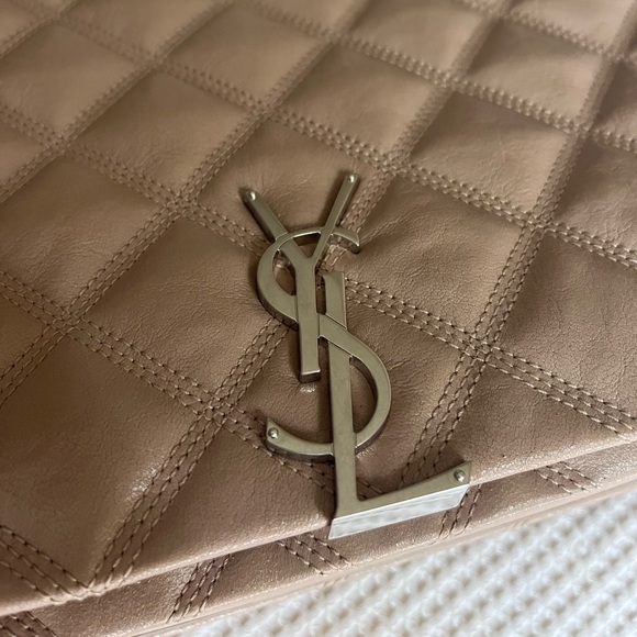 Saint laurent Becky quilted shoulder bag - Picture 6 of 9